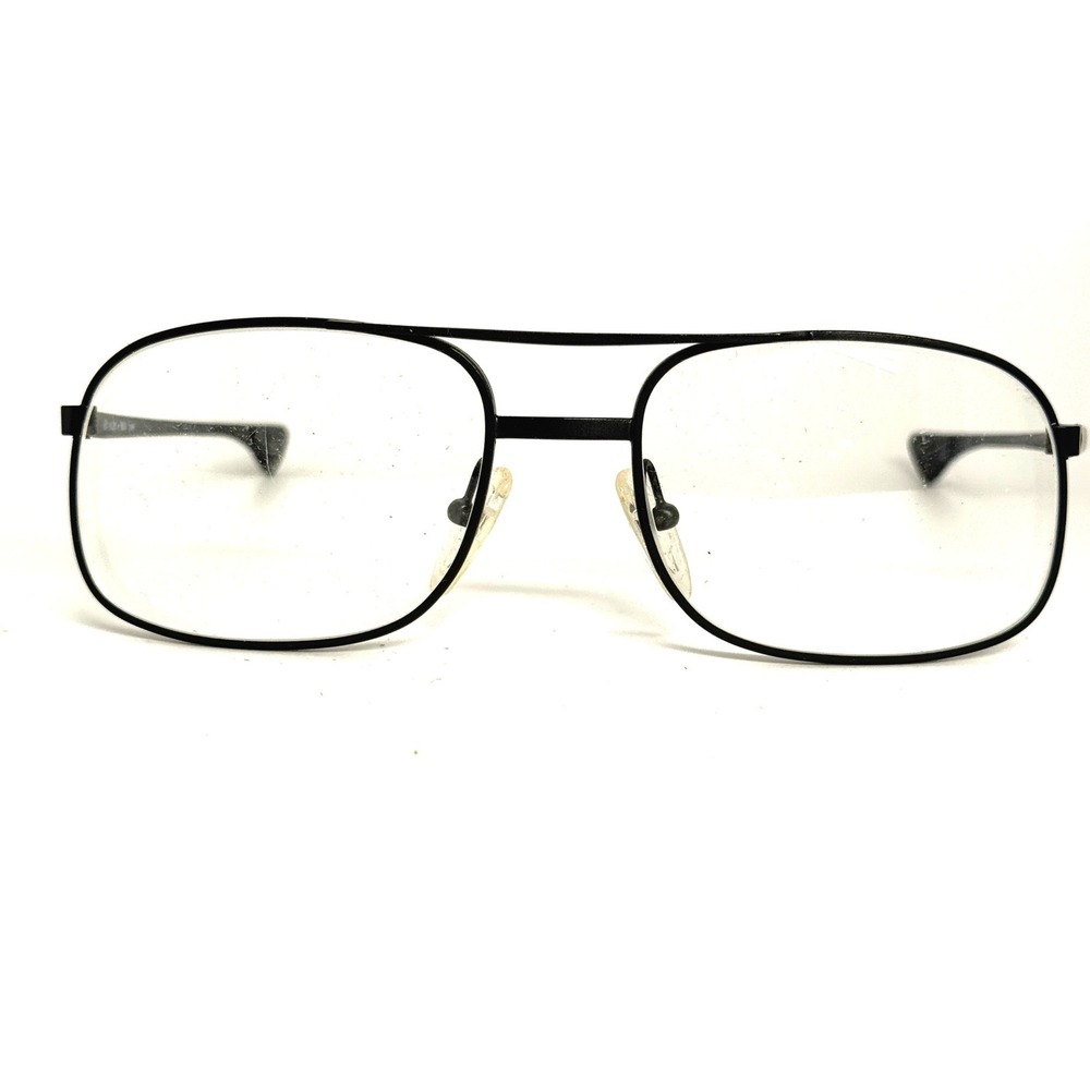 ArtCraft USA DR 55-18 140 Black Metal Aviator‎ Eyeglass Frames Mens Vintage
